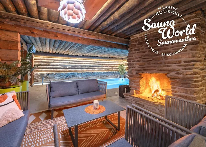 アパート Kuukkeli Log Teerenpesae - Premium A48 サーリセルカ